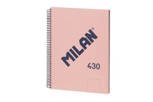 BLOC MILAN 430 A4 80h LISO ROSA