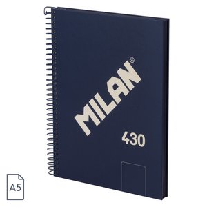 BLOC MILAN 430 A5 80h LISO AZUL