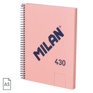 BLOC MILAN 430 A5 80h LISO ROSA