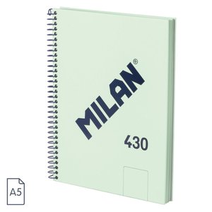 BLOC MILAN 430 A5 80h LISO VERDE