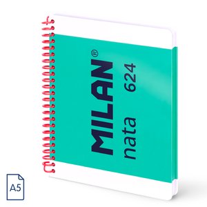 BLOC MILAN NATA 624 A5 80h HRZ. VERDE
