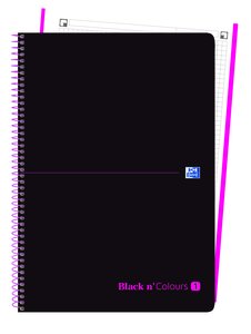 BLOC OXF. EU.BOOK 1 PP A4 80h CD.5 ROSA