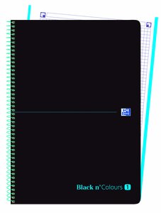 BLOC OXF. EU.BOOK 1 PP A4 80h CD.5 TURQ