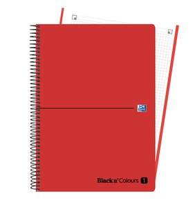 BLOC OXF. EU.BOOK 1 PP A4 80h CD.5 ROJO
