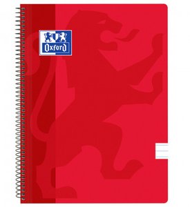 BLOC OXF.SCH.PP Fº 80h HZ. ROJO