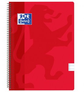 BLOC OXF.SCH.PP Fº 80h PT.3,5 ROJO