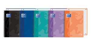 BLOC OXF. EU.BOOK 1 A4 80h CD.5 SURTIDO