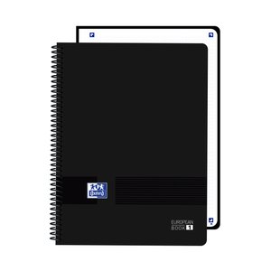 BLOC OXF. EU.BOOK 1 A4 80h CD.5 NEGRO