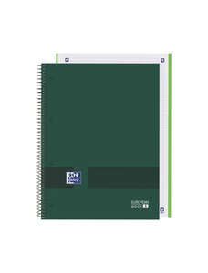 BLOC OXF. EU.BOOK 1 A4 80h CD.5 MILITAR