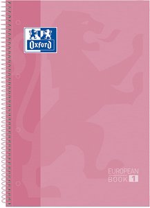 BLOC OXF. EU.BOOK 1 A4 80h HZ. ROSA