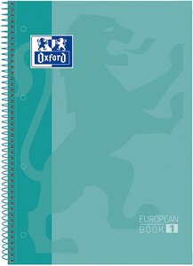 BLOC OXF. EU.BOOK 1 A4 80h HZ. VERDE M