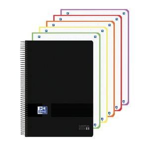 BLOC OXF. EU.BOOK 5 A4 120h CD.5 NEGRO