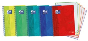 BLOC OXF. EU.BOOK 5 A4 120h CD.5 COL.(5