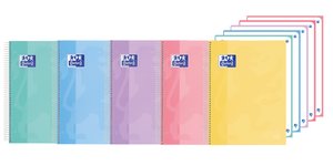 BLOC OXF. EU.BOOK 5 A4 120h DOTS SURTID