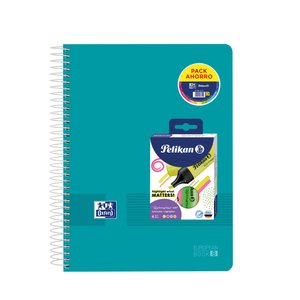 BLOC OXF. EU.BOOK 8 A4 160h CD.5 SURTIDO