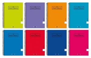 BLOC PAPYRUS UNICLAS A4+ 80h CD.4 SURT.