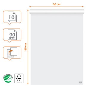 BLOC PIZARRA NOBO 600x850 CUAD. 10h