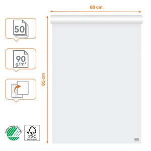 BLOC PIZARRA NOBO 600x850 CUAD. 50h (ro