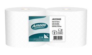 BOBINA DE PAPEL MECHA AMOOS 2 CAPAS 350M