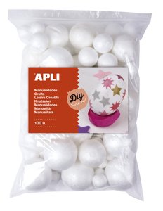 BOLAS POLIESPAN APLI SURT. B/100