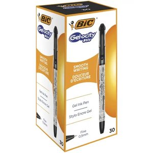 BOLIG.BIC GELOCITY STIC NEGRO C/30