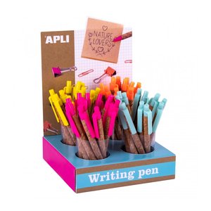 BOLIGRAFO APLI FLUOR EXP.48
