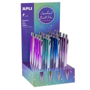BOLIGRAFO APLI GRADIENT METAL EXP.20