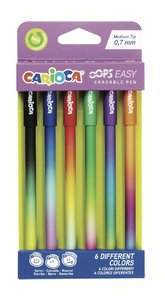 BOLIGRAFO CARIOCA OOPS BORRABLE B/6