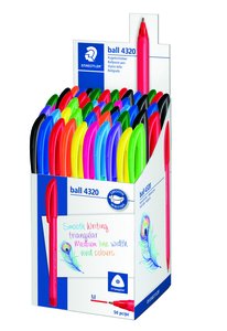 BOLIGRAFOS STAEDTLER 4320 ESTUCHE DE 50