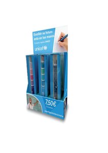 BOLIGRAFO UNICEF SOLIDARIO SURTIDO EXP.9