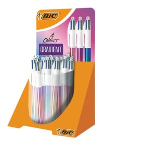 BOLIGRAFO BIC 4 COL. GRADIENT EXP.30