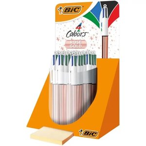 BOLIGRAFO  4 COL.BIC ROSE GOLD EXP.20