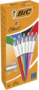 BOLIGRAFO 4 COL.BIC SHINE SURT.