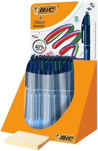 BOLIGRAFO 4 COL.BIC SMOOTH DROP EXP.30