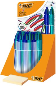BOLIGRAFO 4 COL.BIC SMOOTH GRAD. EXP.30