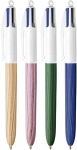 BOLIGRAFO 4 COL.BIC WOOD