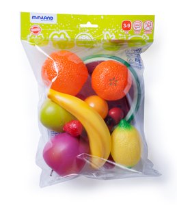 BOLSA MINILAND 15 PIEZAS FRUTA SURTIDAS