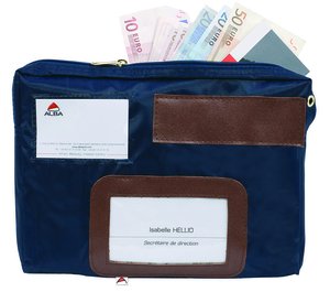 BOLSA VALIJA ALBA 27x18cm AZUL