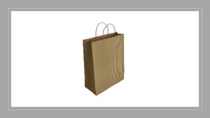 BOLSA PAPEL KRAFT VERJU. 18x24 RECI P/50