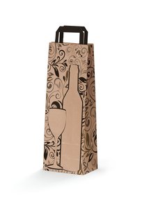 BOLSA PAPEL TV KRAFT 14x9 DISEÑO P/25