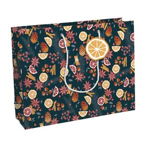 BOLSA PAPEL KRAFT  37x27 CITRICOS P/6