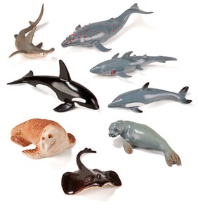 BOTE  8 FIG.ANIMALES MARINOS