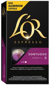 CAFE SONTUOSO L OR PACK DE 10