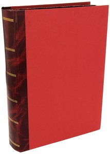 CAJA FORMA DE LIBRO Fº PROLONGADO MARRON