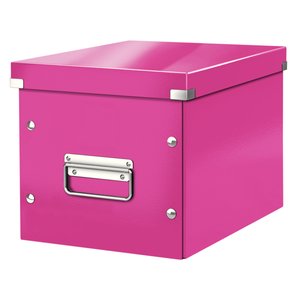 CAJA ALMACENAMIENTO LEITZ CUB. FUCSIA
