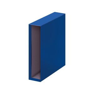 CAJA ARCHIV. DOHE Fº 82mm AZUL