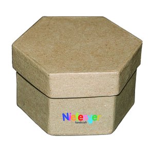 CAJAS DECORABLES NIEF.CARTON HEXAGONALES