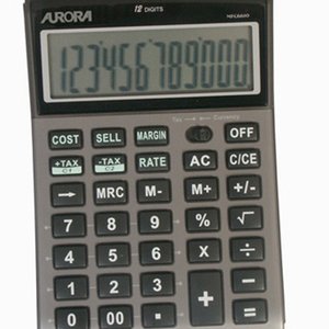CALCULADORA MESA AURORA 12 DIG. DT661