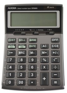 CALCULADORA MESA AURORA 12 DIG. DT665