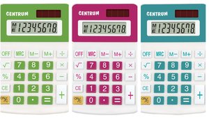 CALCULADORA MESA CENTRUM 8 DIG. SURTIDA